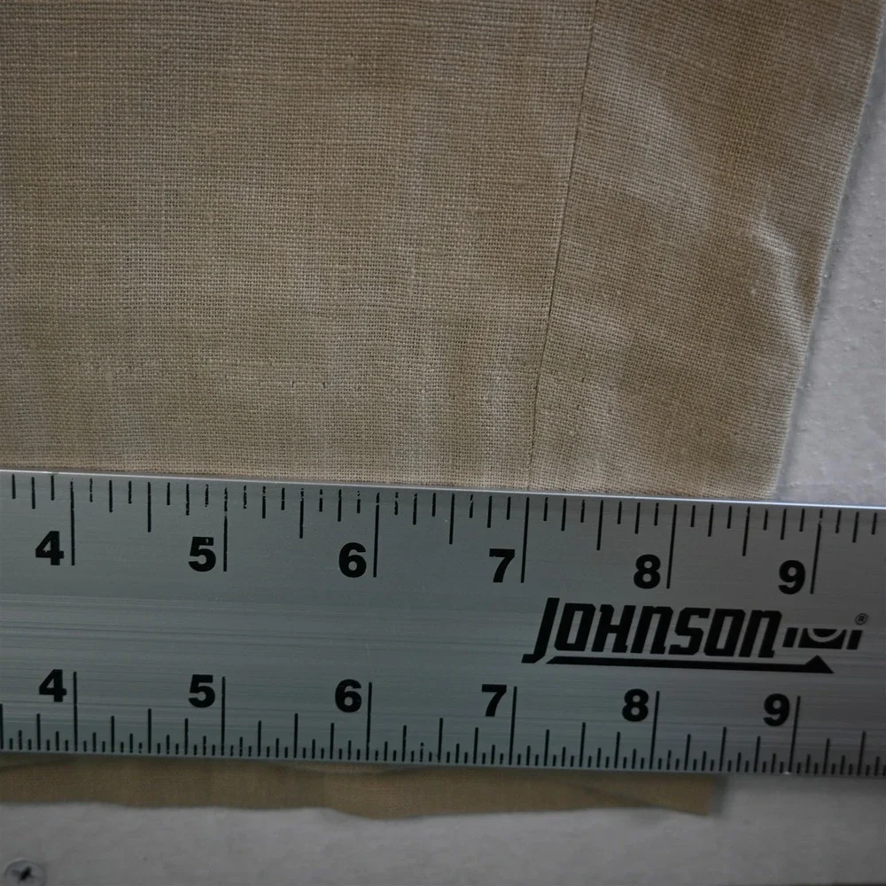 Pronto Uomo 36x30 Beige Khaki 100%‎ Linen Flat Front Straight Mens Pants